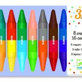 Creioane de colorat duble